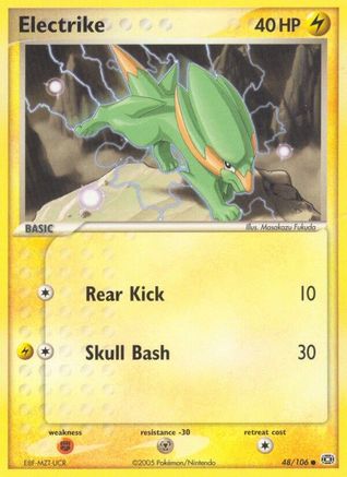 Electrike (48/106) (Stamped) [EX: Emerald] | Silver Goblin