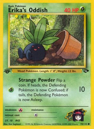 Erika's Oddish (70/132) [Gym Challenge Unlimited]