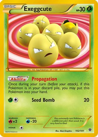 Exeggcute (102/101) [Black & White: Plasma Blast]