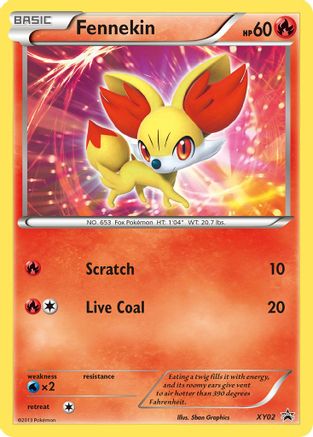 Fennekin (XY02) [XY: Black Star Promos] | Silver Goblin