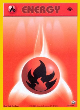 Fire Energy (107) 1st Edition - Neo Genesis