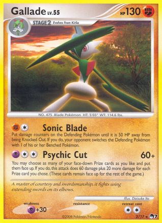 Gallade (2/17) [POP Series 7] | Silver Goblin