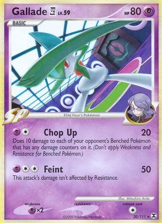 Gallade (20/111) [Platinum: Rising Rivals] | Silver Goblin