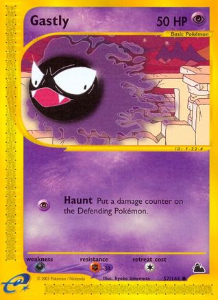 Gastly (57/144) [Skyridge] | Silver Goblin