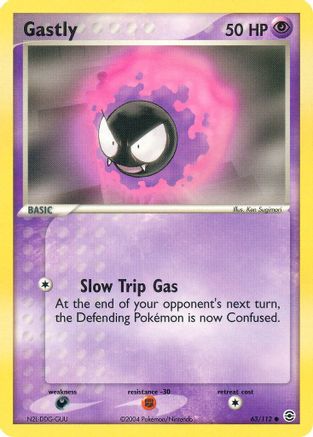 Gastly (63/112) [EX: FireRed & LeafGreen] | Silver Goblin