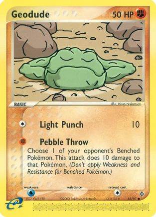 Geodude (55/97) [EX: Dragon] | Silver Goblin