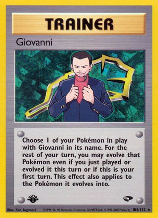 Giovanni (104) (1st Edition) - Gym Challenge