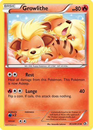 Growlithe (RC4/RC25) [Black & White: Legendary Treasures] | Silver Goblin