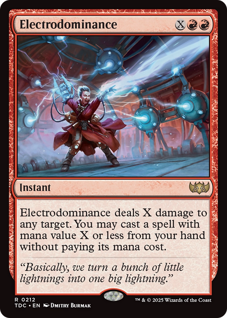 Electrodominance (212) - Commander: Tarkir: Dragonstorm