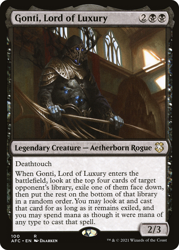 Gonti, Lord of Luxury [Dungeons & Dragons: Adventures in the Forgotten Realms Commander] | Silver Goblin