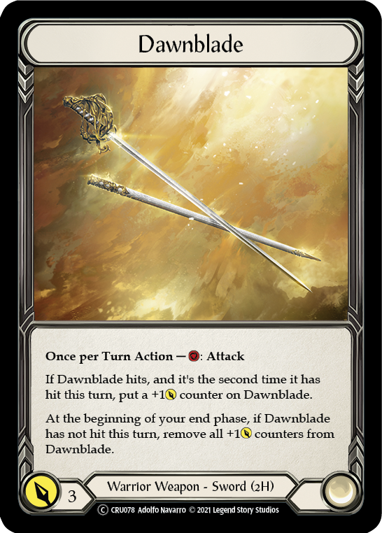 Dawnblade [U-CRU078] (Crucible of War Unlimited)  Unlimited Rainbow Foil | Silver Goblin