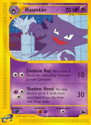 Haunter (63/144) [Skyridge] | Silver Goblin