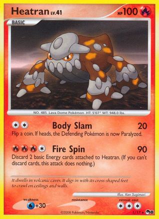 Heatran (1/17) [POP Series 8] | Silver Goblin