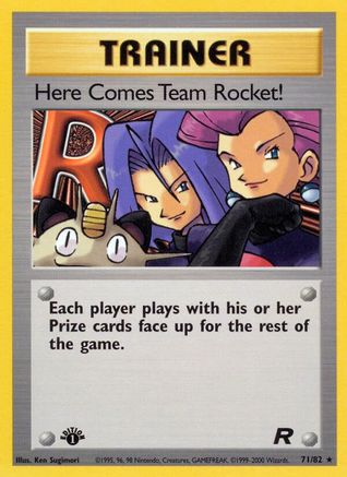 Here Comes Team Rocket! (71) (1st Edition) - Team Rocket
