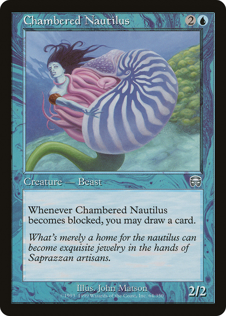 Chambered Nautilus [Mercadian Masques] | Silver Goblin