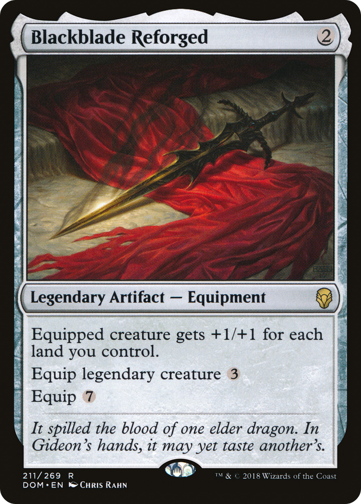 Blackblade Reforged [Dominaria] | Silver Goblin