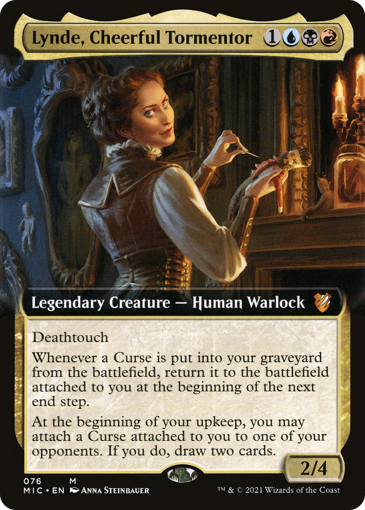 Lynde, Cheerful Tormentor (Extended Art) [Innistrad: Midnight Hunt Commander]