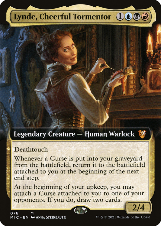 Lynde, Cheerful Tormentor (Extended Art) [Innistrad: Midnight Hunt Commander]
