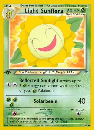 Light Sunflora (72/105) [Neo Destiny Unlimited] | Silver Goblin