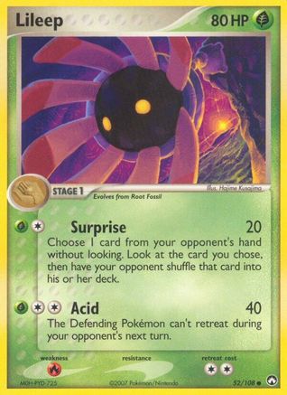 Lileep (52/108) (Stamped) [EX: Power Keepers]