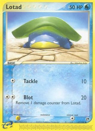 Lotad (67/100) [EX: Sandstorm] | Silver Goblin