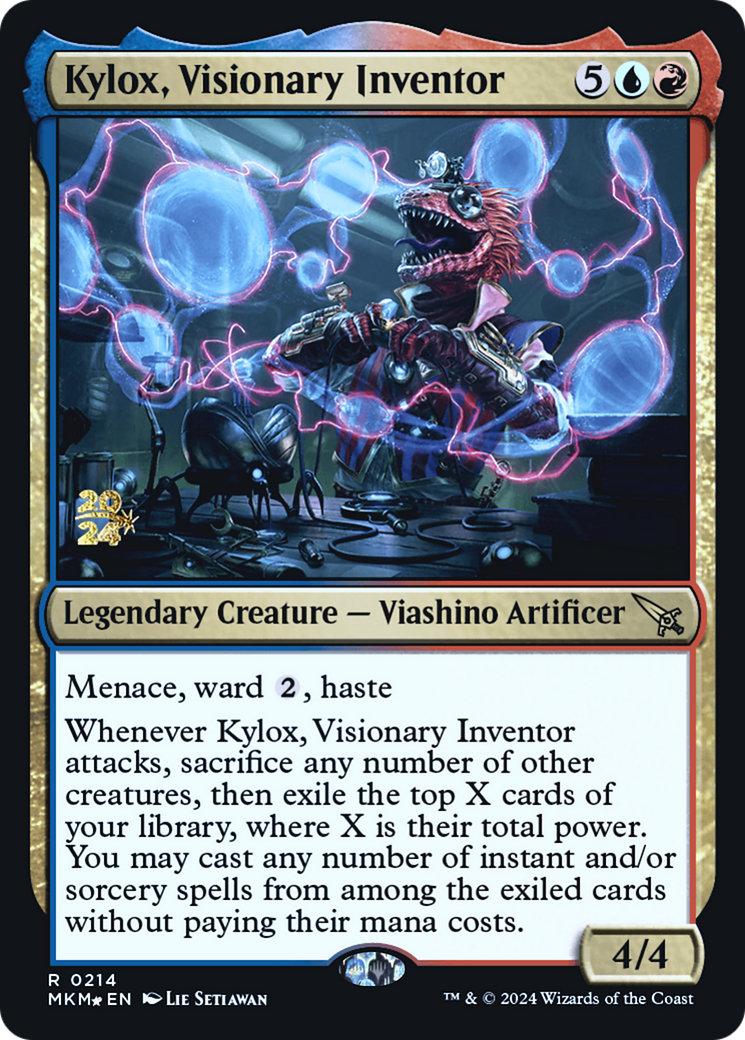 Kylox, Visionary Inventor [Murders at Karlov Manor Prerelease Promos] | Silver Goblin