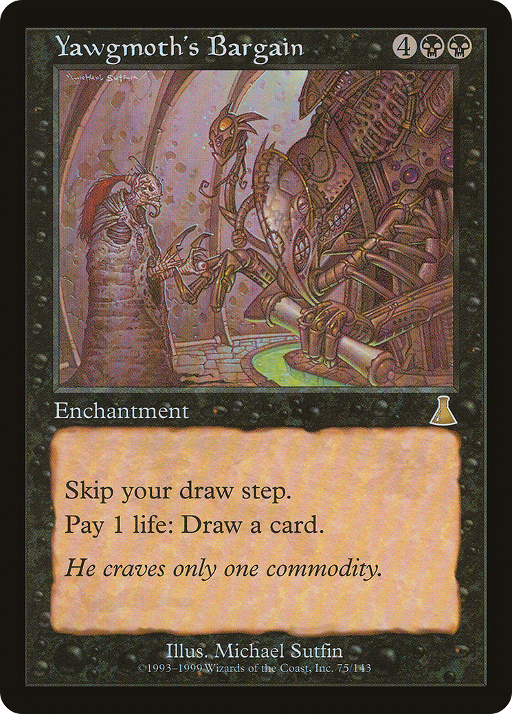 Yawgmoth's Bargain [Urza's Destiny] | Silver Goblin