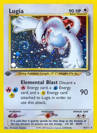 Lugia (9) 1st Edition Holofoil - Neo Genesis
