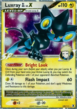 Luxray GL LV.X (109/111) [Platinum: Rising Rivals] | Silver Goblin