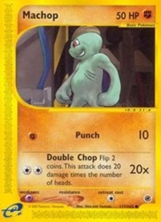 Machop (117/165) [Expedition: Base Set] | Silver Goblin