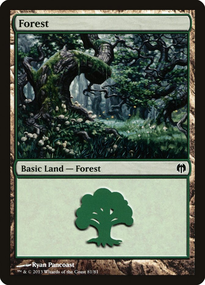 Forest (81) [Duel Decks: Heroes vs. Monsters] | Silver Goblin