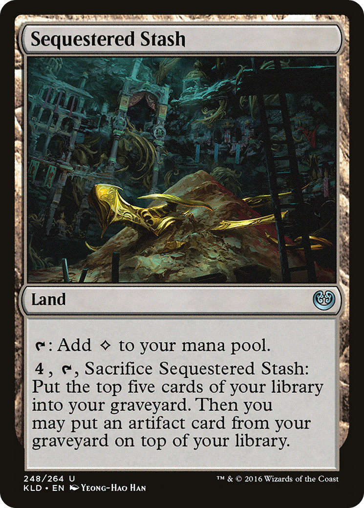 Sequestered Stash [Kaladesh] | Silver Goblin