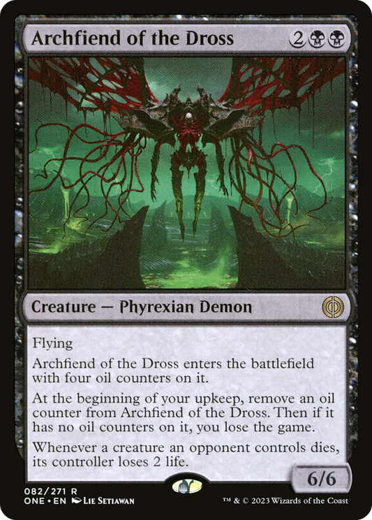 Archfiend of the Dross [Phyrexia: All Will Be One] Foil