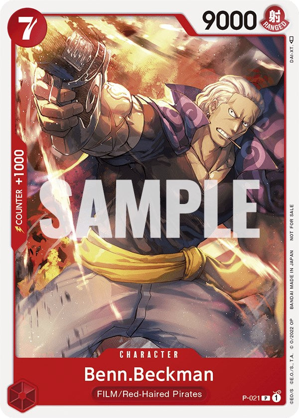 Benn.Beckman (One Piece Film Red) [One Piece Promotion Cards] | Silver Goblin