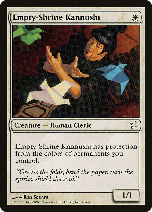 Empty-Shrine Kannushi [Betrayers of Kamigawa] Foil