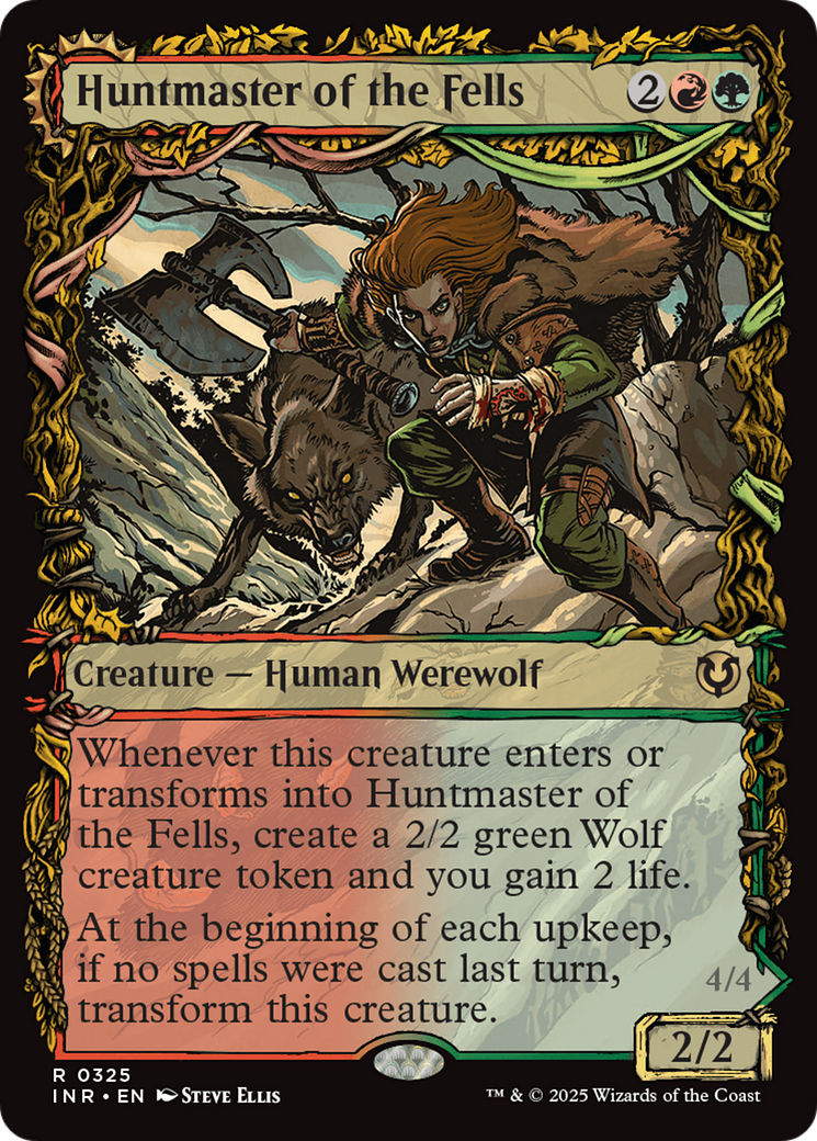 Huntmaster of the Fells // Ravager of the Fells (Showcase) Foil (325) - Innistrad Remastered