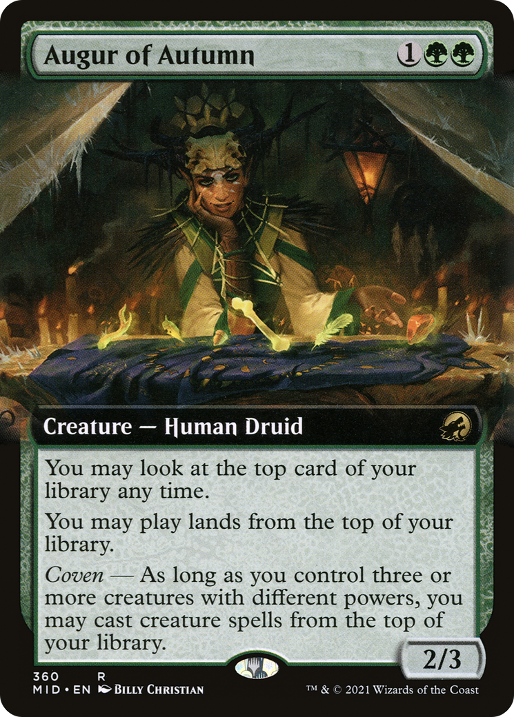 Augur of Autumn (Extended Art) [Innistrad: Midnight Hunt] | Silver Goblin