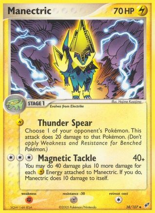 Manectric (38/107) [EX: Deoxys] | Silver Goblin