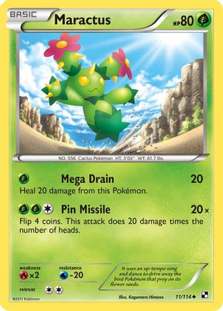 Maractus (11/114) [Black & White: Base Set] | Silver Goblin