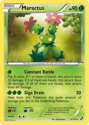 Maractus (12/114) [Black & White: Base Set] | Silver Goblin