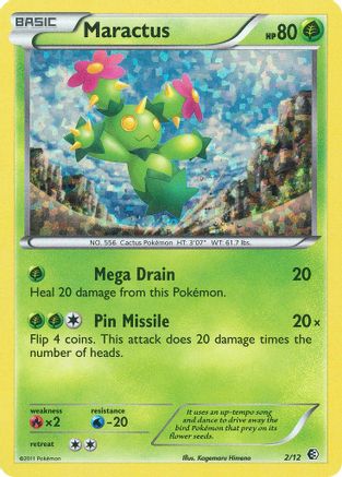 Maractus (2/12) [McDonald's Promos: 2011 Collection] | Silver Goblin