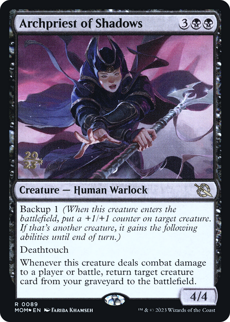 Archpriest of Shadows [March of the Machine Prerelease Promos] | Silver Goblin