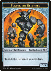 Daretti, Scrap Savant Emblem // Tuktuk the Returned Double-Sided Token [Commander 2014 Tokens] | Silver Goblin