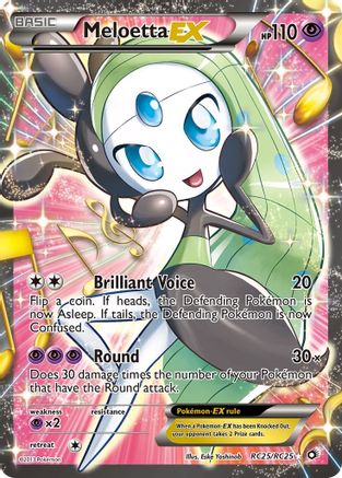 Meloetta EX (RC25/RC25) [Black & White: Legendary Treasures] | Silver Goblin