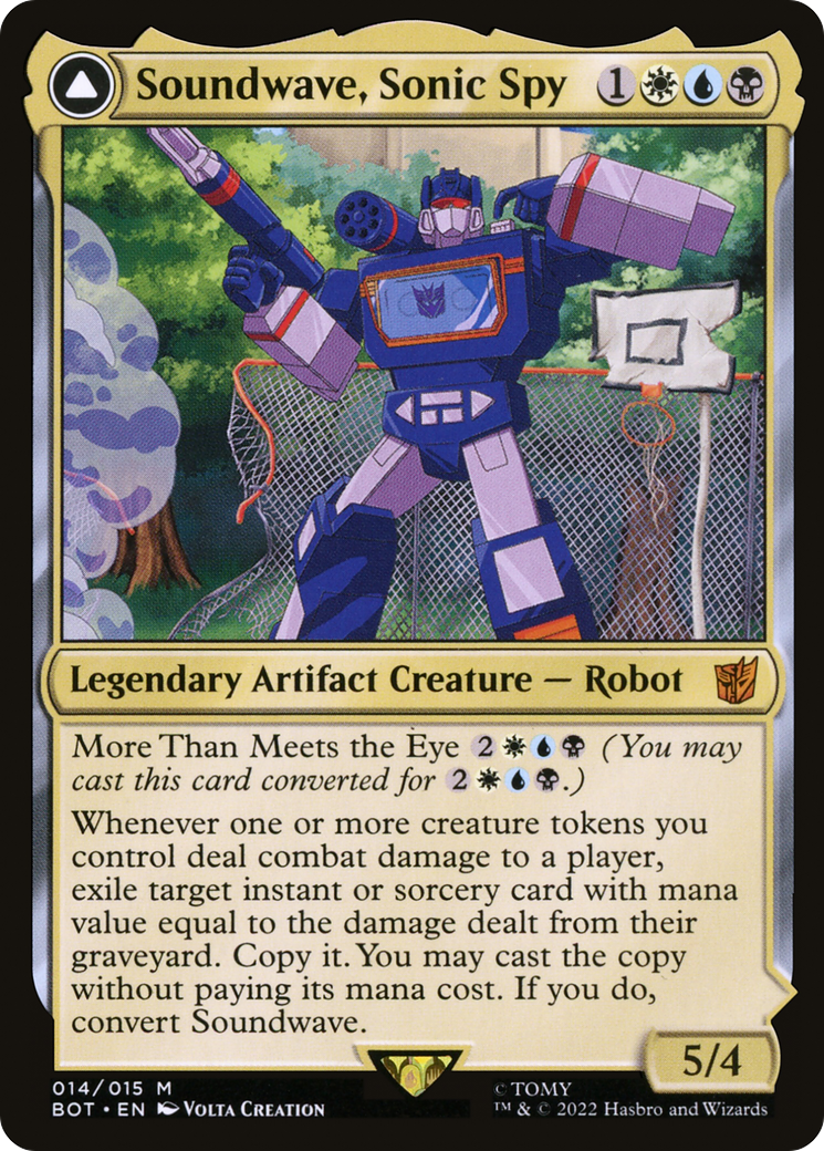 Soundwave, Sonic Spy // Soundwave, Superior Captain [Transformers]