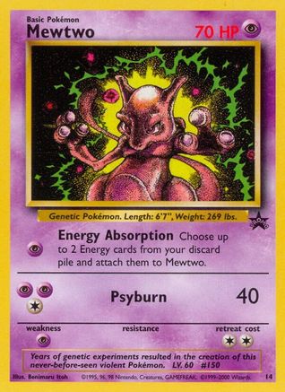 Mewtwo (14) [Wizards of the Coast: Black Star Promos] | Silver Goblin