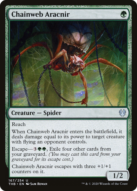 Chainweb Aracnir [Theros Beyond Death] Foil