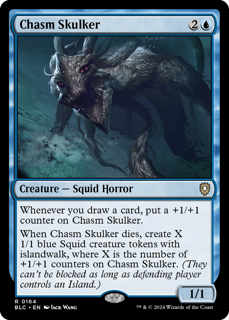 Chasm Skulker [Bloomburrow Commander] | Silver Goblin