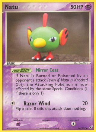 Natu (66/107) [EX: Deoxys] | Silver Goblin