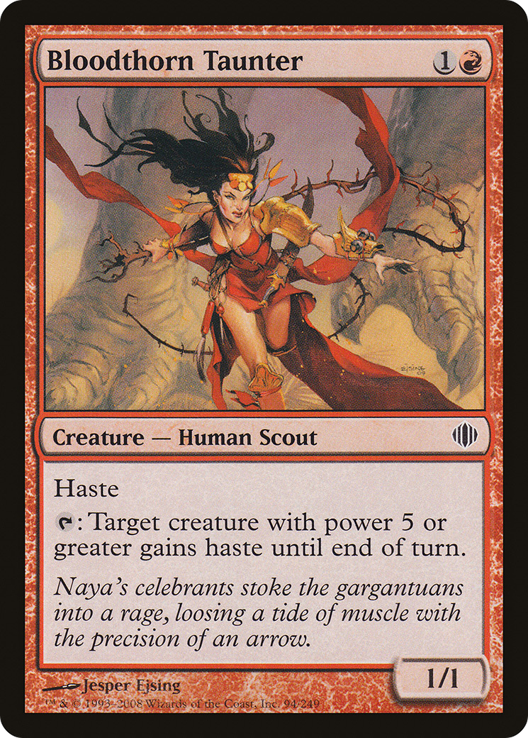 Bloodthorn Taunter [Shards of Alara] Foil